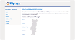 Desktop Screenshot of centrodeemprego.net