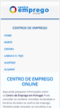 Mobile Screenshot of centrodeemprego.net