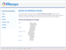 Tablet Screenshot of centrodeemprego.net